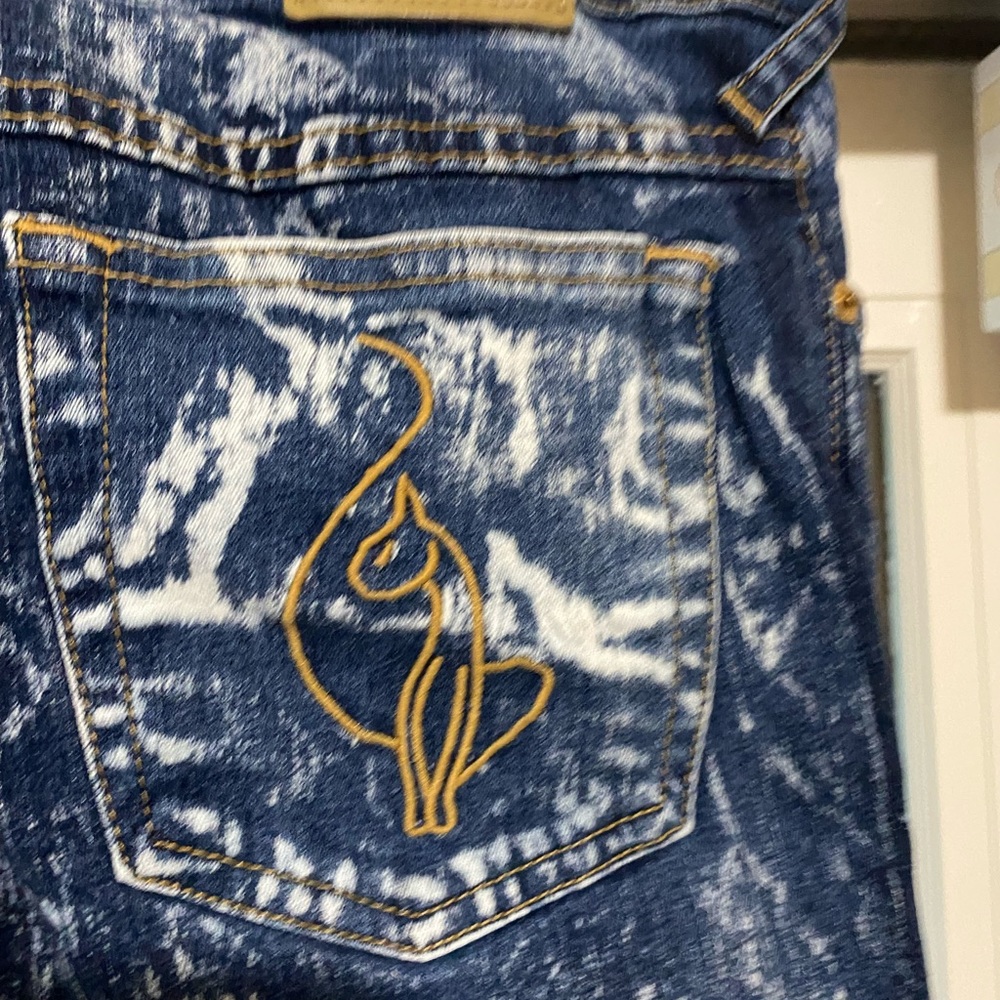 💜👾ACID WASH BOOT CUT BABYPHAT JEANS👾💜